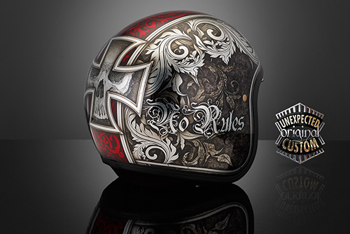 custom helmet germanika